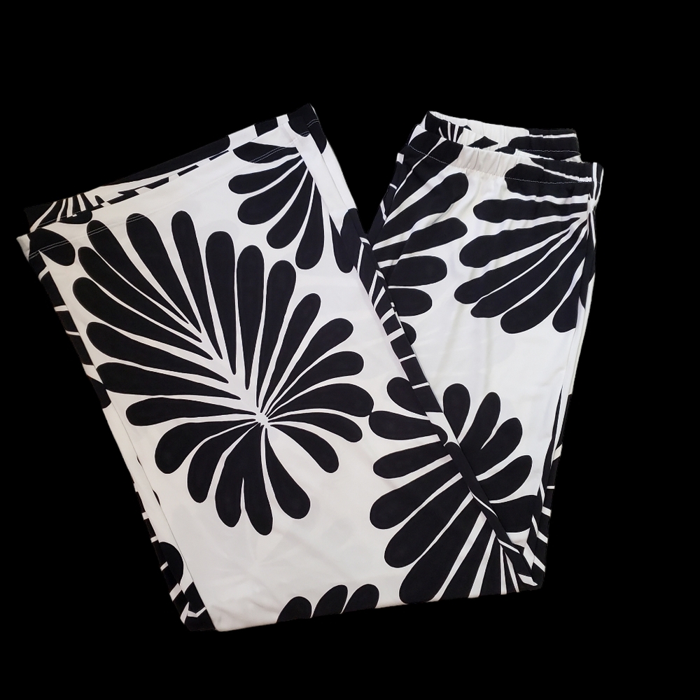 Palazzo pants Black And White Size Large